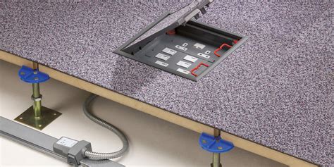 floor surface mount electrical box|legrand raised floor box outlet.